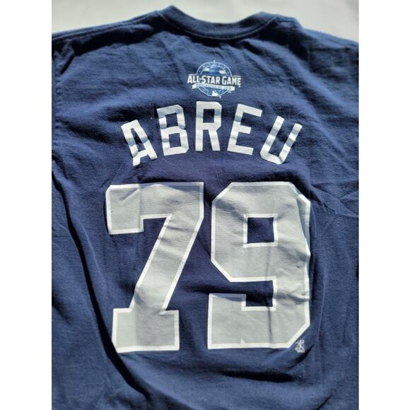 Joes Abreu All Star Shirt Men's M Medium Navy Blue MLB American League Majestic - Picture 4 of 5